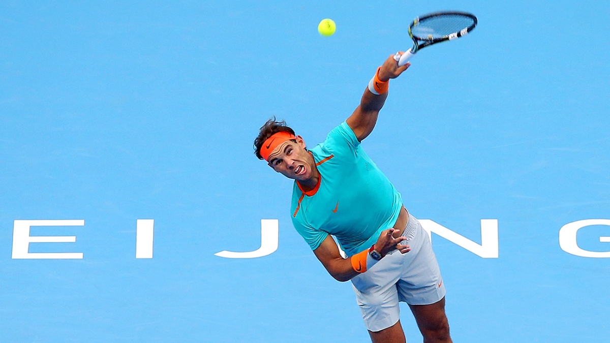 High Quality Image of Rafa Nadal in the China Open 2014